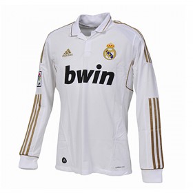 Fotbalový Dres Real Madrid Retro Domácí 2011-2012 Dlouhý Rukáv